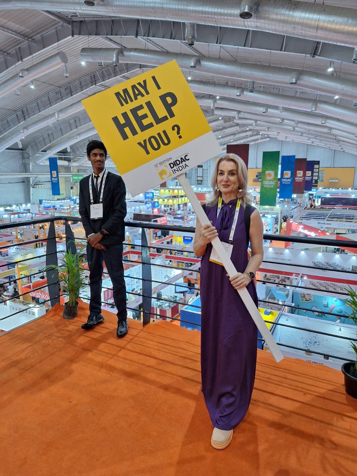 At DIDAC India Trade Show